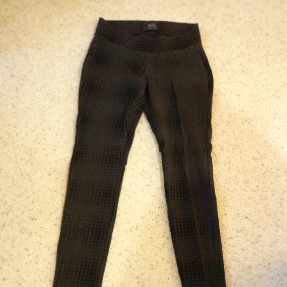 one 5 one Patterned Skinny Leggings S Gray/Black - Picture 3 of 12
